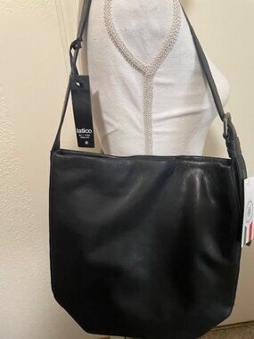 Latico Leathers Chance Shoulder Bag in Black NEW